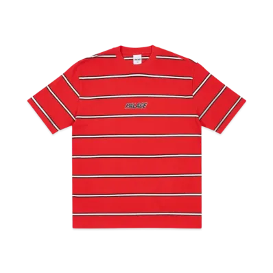 PALACE Duo Stripe T-Shirt "Truest Red"
