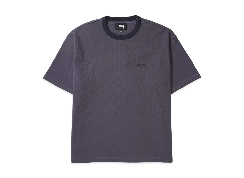 Stussy Ringer Tee "Blueberry"