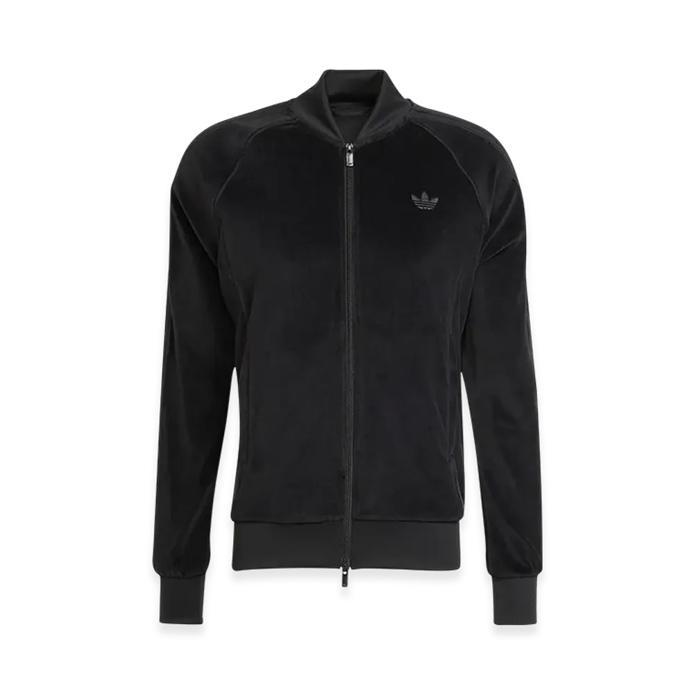 adidas SST Adicolor Velour Track Top "Black"