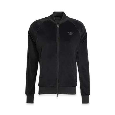 adidas SST Adicolor Velour Track Top "Black"