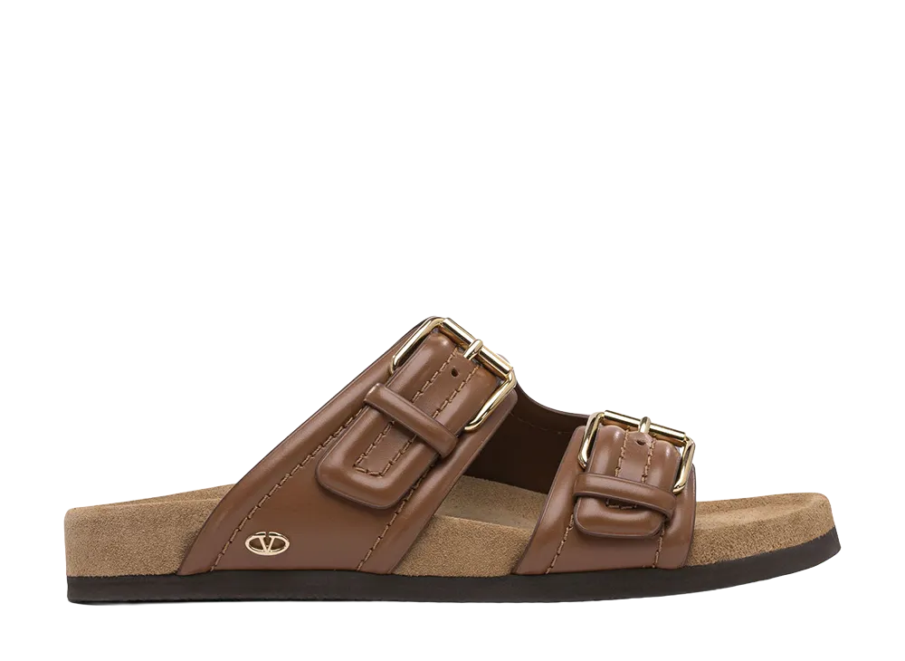 Valentino Garavani Women's Fussfriend Sandals "Brown"