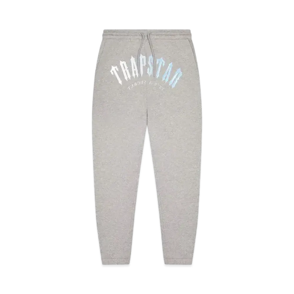 TRAPSTAR Irongate Arch Hooded Gel Tracksuit "Grey/Blue"