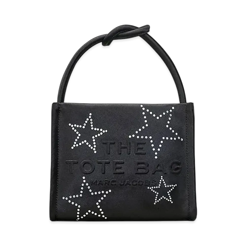 Marc Jacobs The Star Satin Tote Bag Mini "Black"