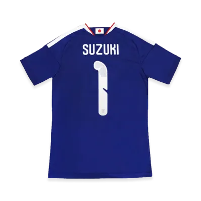 adidas Soccer Japan 2026 Home Replica Jersey #1 Zion Suzuki "Japan Blue/Ash Blue"