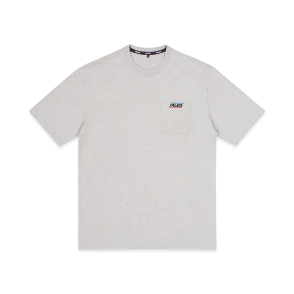 PALACE Basically a Pocket T-Shirt "Grey Marl"