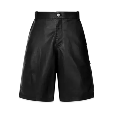 AMIRI MA Leather Carpenter Short "Black"