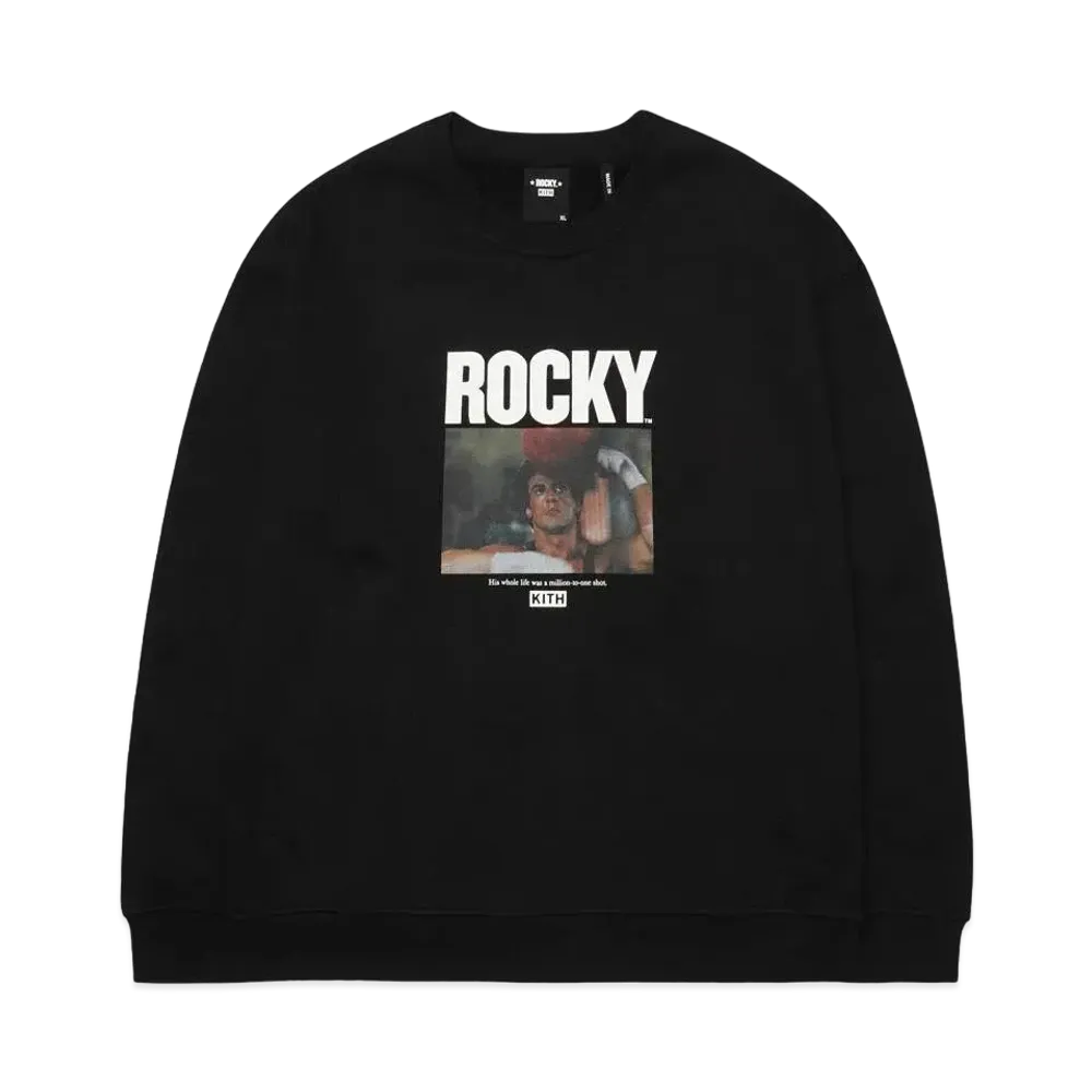 Kith x Rocky Million To One Crewneck "Black"