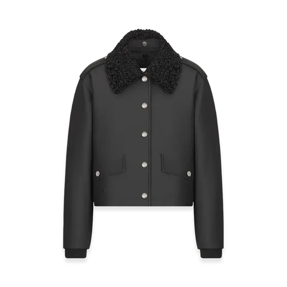 Dior Women's 2-In-1 Peacoat Technical Silk Twill "Black"
