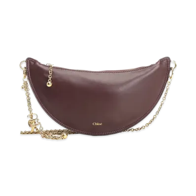 Chloe Women's Icons Mini Shoulder Bag "Burgundy"
