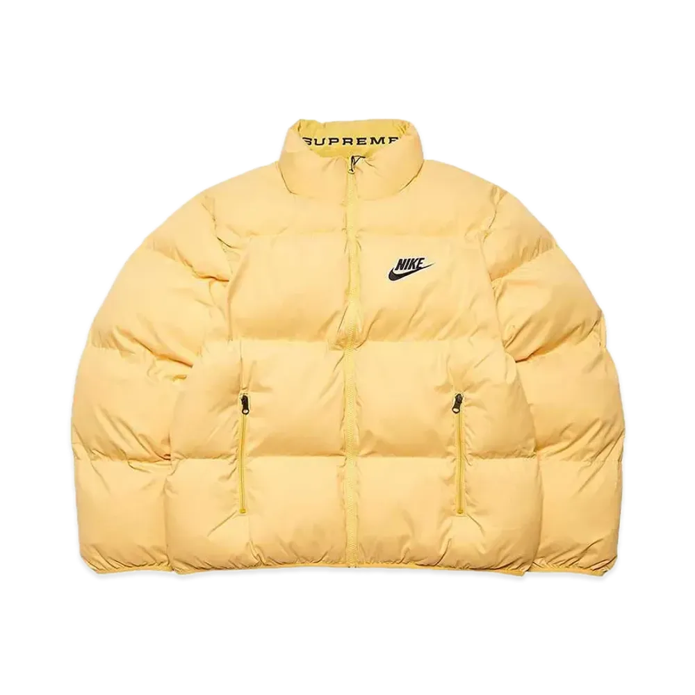 Supreme x Nike Reversible Puffy Jacket "Yellow"