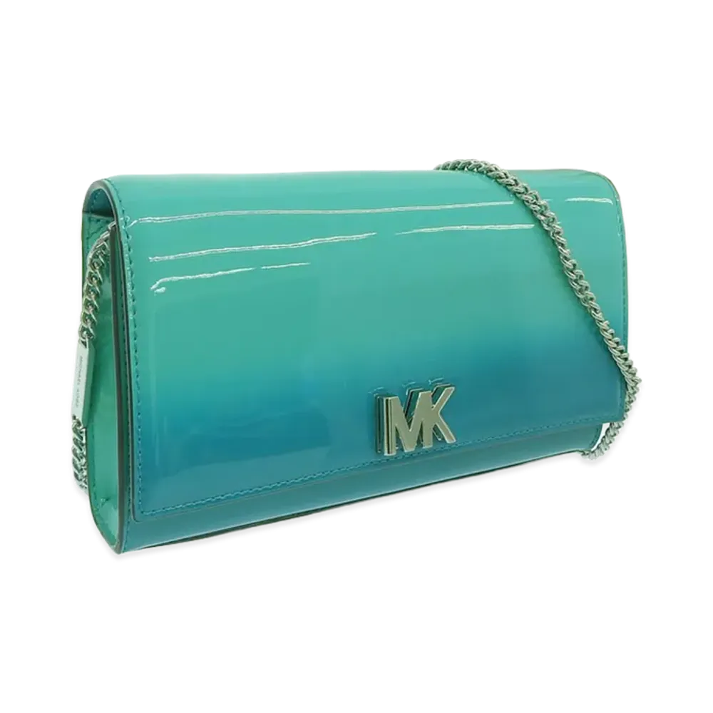 MICHAEL KORS Women's Mott LG EW Clutch "Blue"