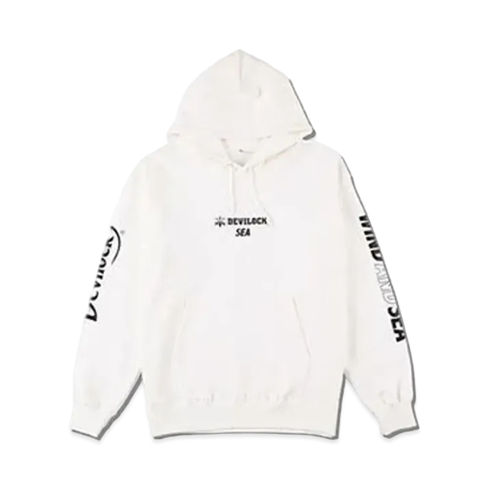 WIND AND SEA WDS x DEVILOCK (COBRA) HOODIE "White"