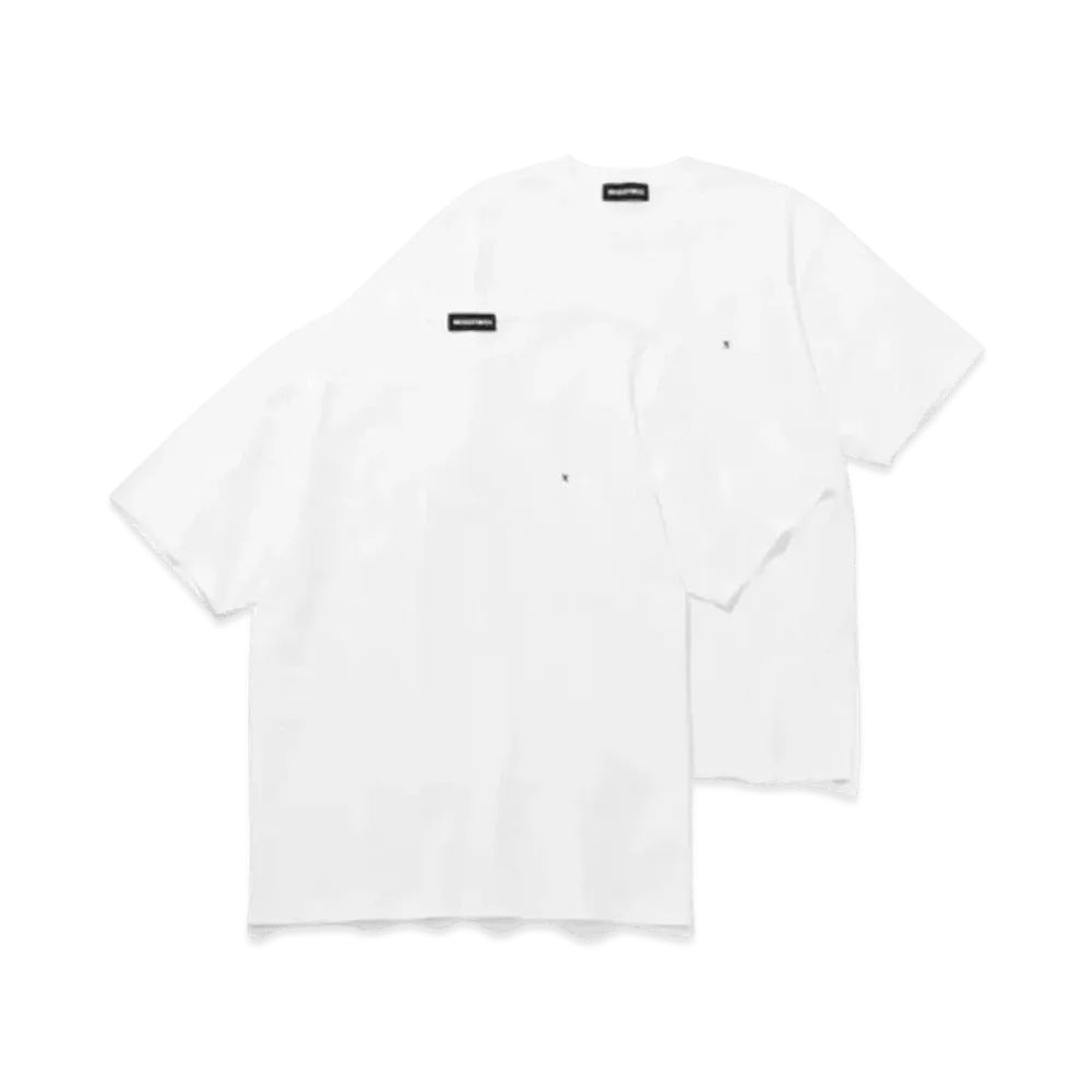 GOD SELECTION XXX T-shirts (2Piece 1Pack) GX-A24-TT-01 "White"
