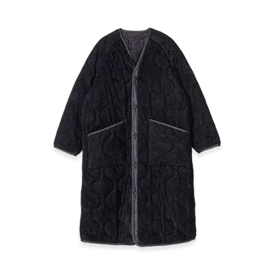 HYKE Women's Fleece Quilted Liner Coat "Black"