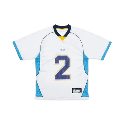 PALACE MESH FOOTBALL TOP "White"