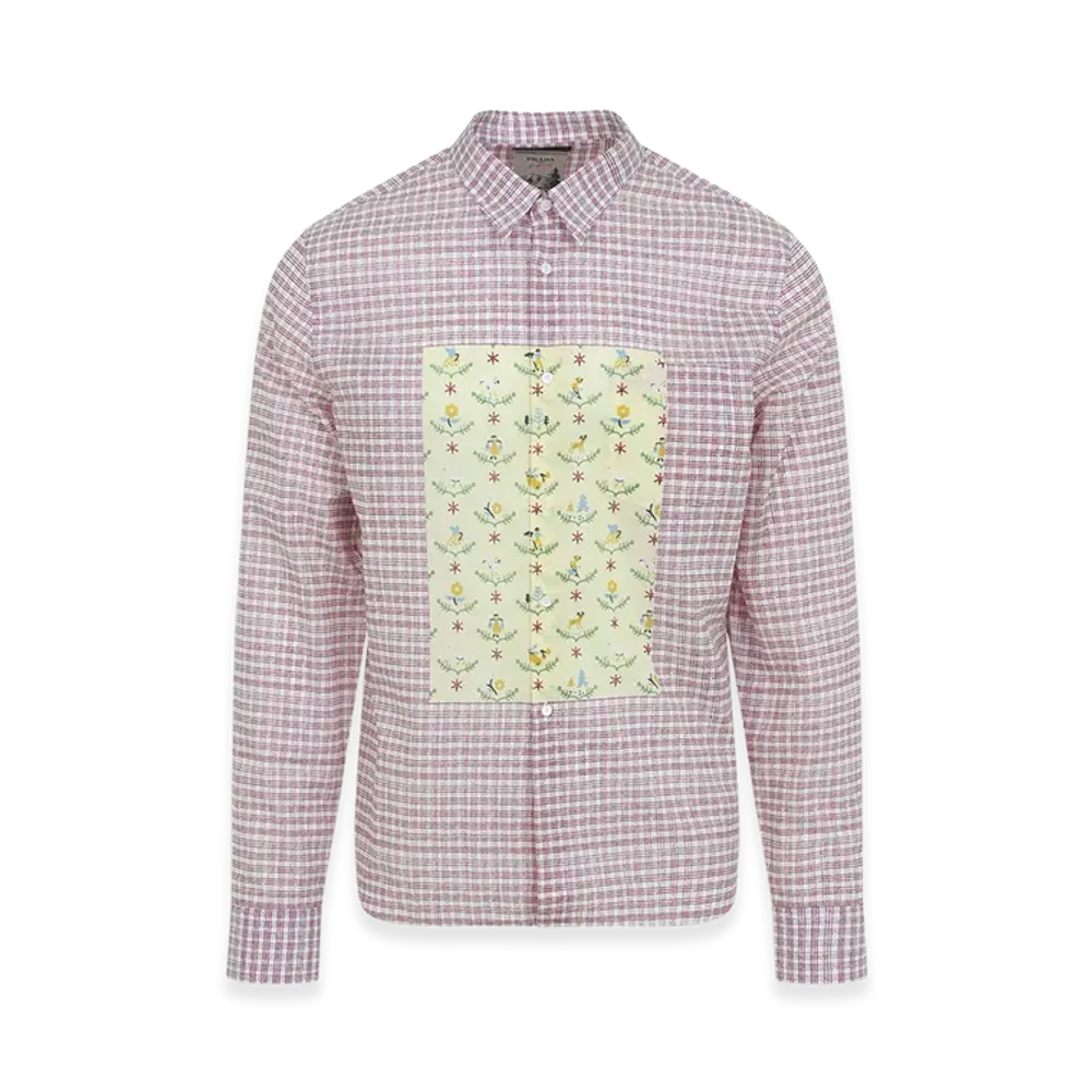 PRADA Cotton Shirt "Red"