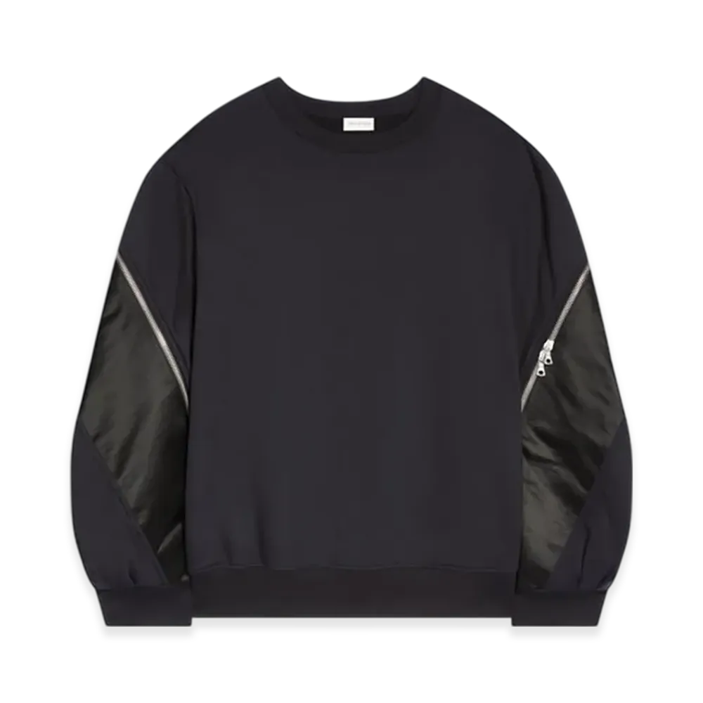 DRIES VAN NOTEN Contrast Sweatshirt "Navy"