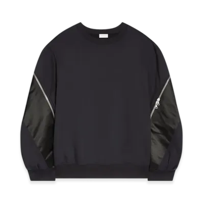 DRIES VAN NOTEN Contrast Sweatshirt "Navy"