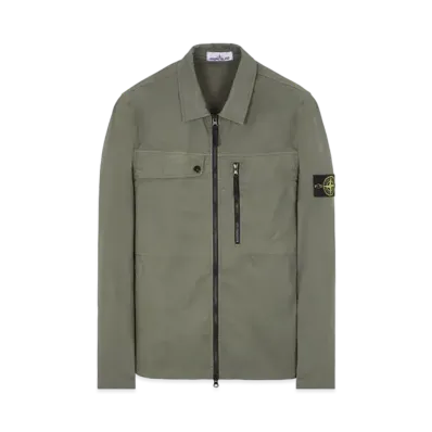 Stone Island 10210 SUPIMA Cotton Twill Stretch-TC "Musk Green"