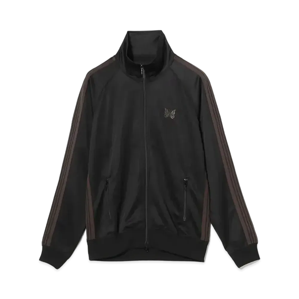 Needles Track Jacket Poly Smooth "C-Black"