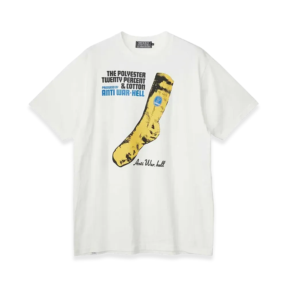 HYSTERIC GLAMOUR Anti War Hell T-Shirt "White"
