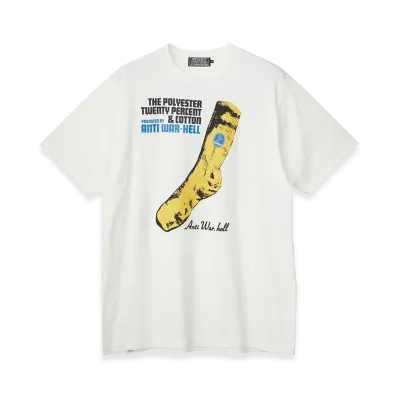 HYSTERIC GLAMOUR Anti War Hell T-Shirt "White"