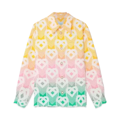 Casablanca Gradient Heart Shacket "Multi"