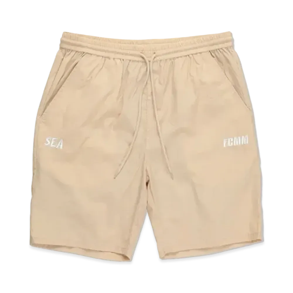 WIND AND SEA X FCMM WOVEN HALF PANTS "Beige"