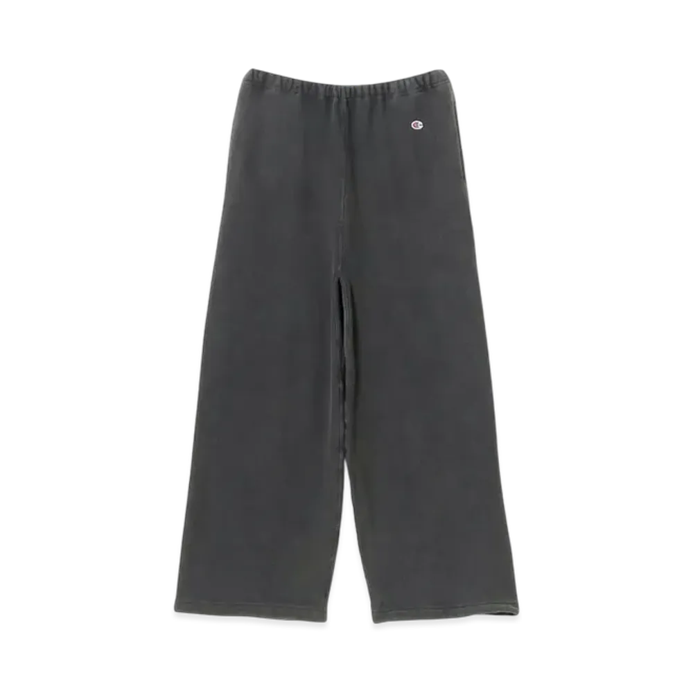 BEAMS x Champion Reverse Weave R Sweat Wide Pants "Off Black"
