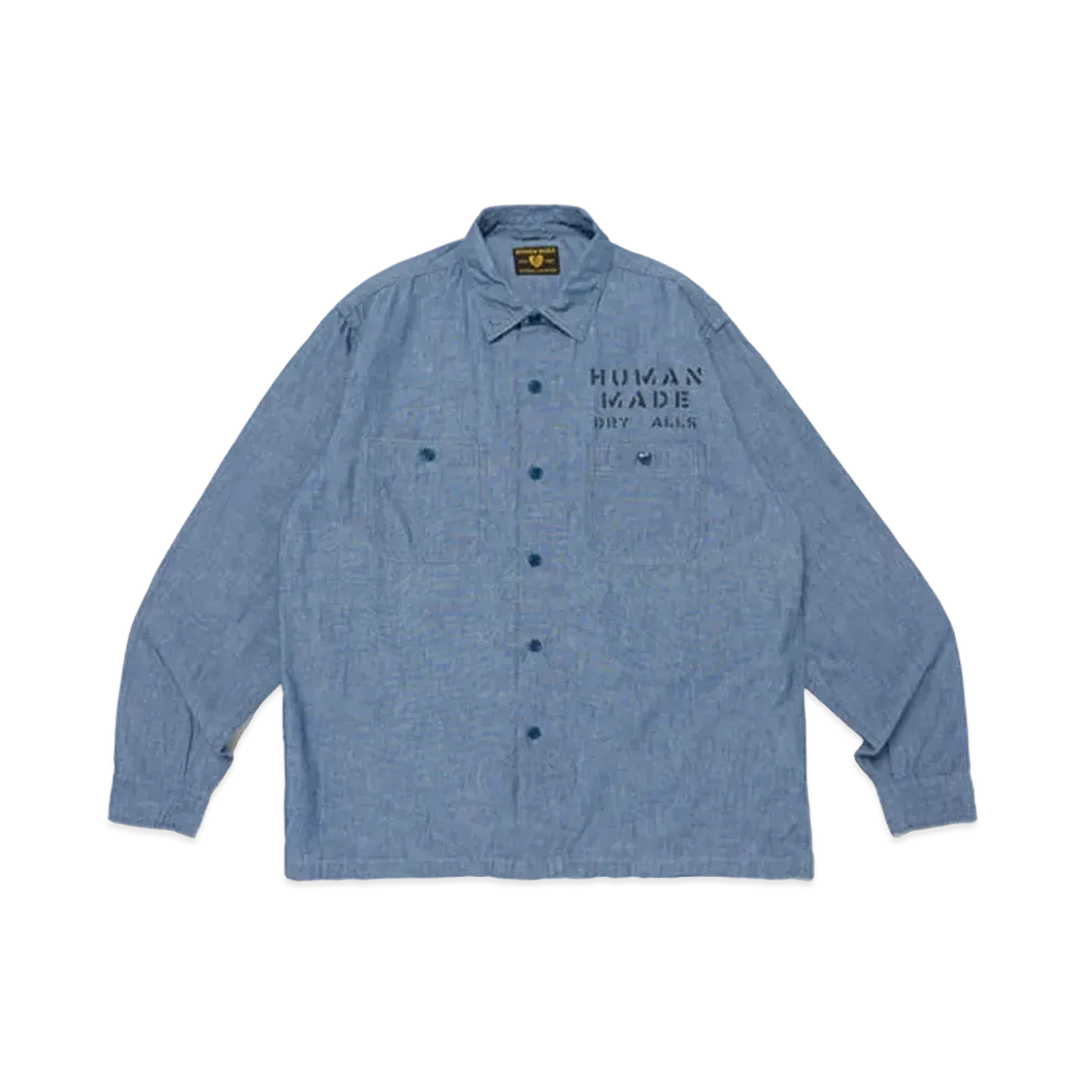 HUMAN MADE Military Chambray Shirt "Indigo"