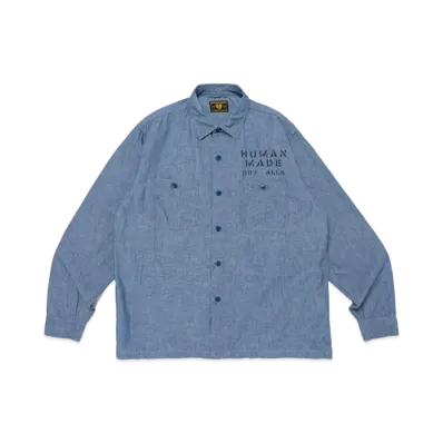 HUMAN MADE Military Chambray Shirt "Indigo"