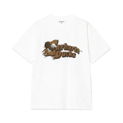 Carhartt WIP S/S Flaming Ducks T-Shirt "White"