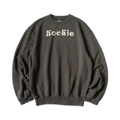 KAPITAL 30 Fleece Crew Sweat "Charcoal"