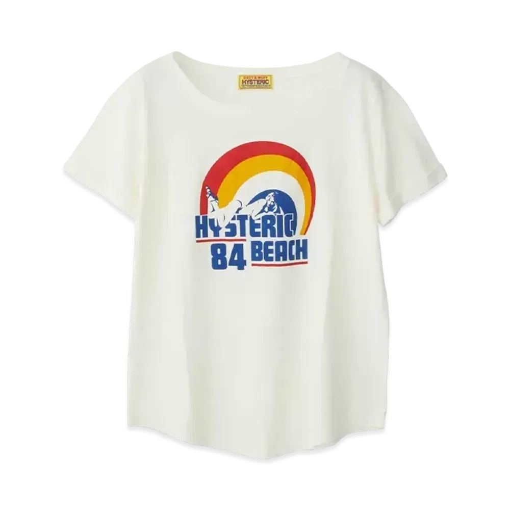 HYSTERIC GLAMOUR Hysteric Beach T-Shirt "White"