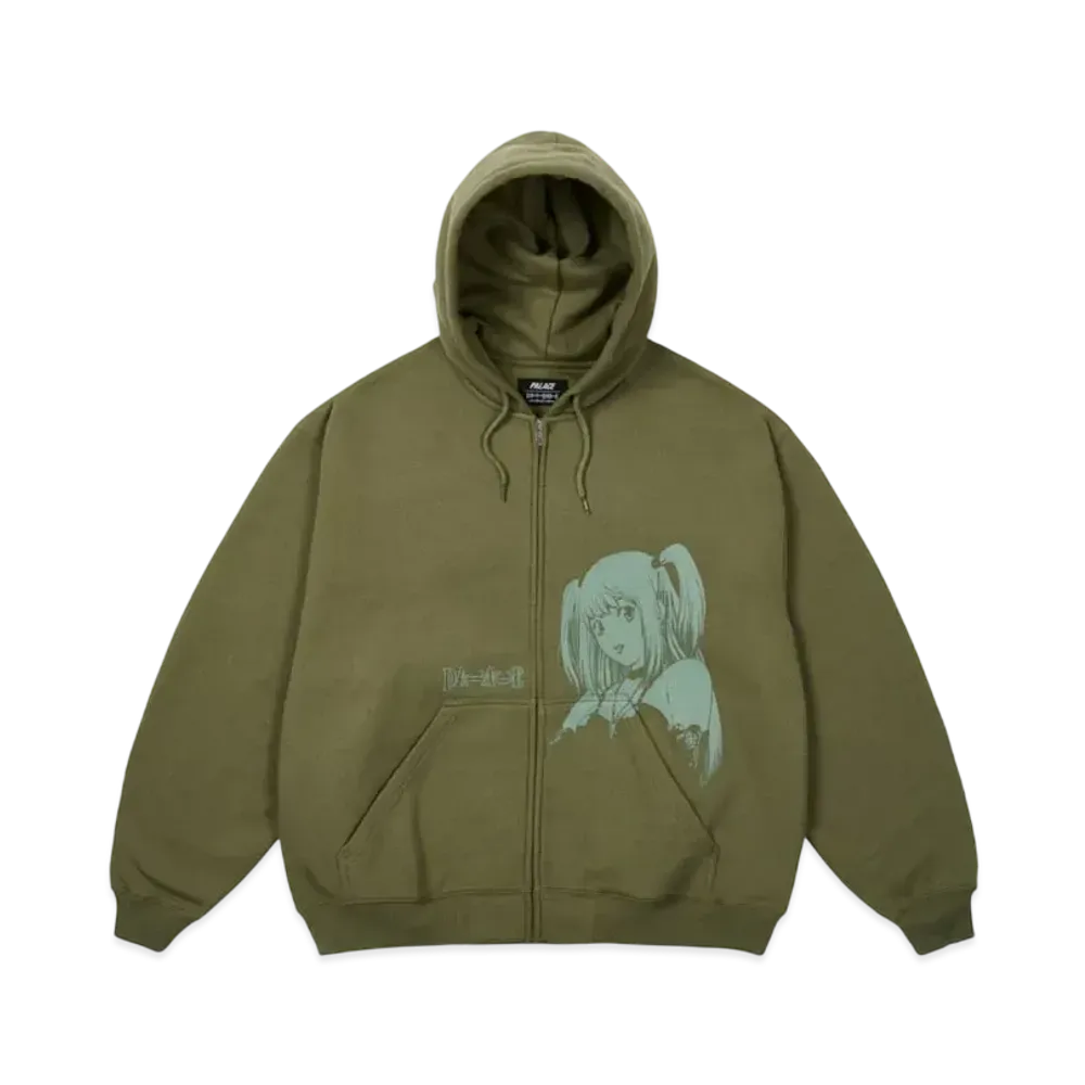 PALACE x DEATH NOTE Misa Zip Hood "The Deep Green"