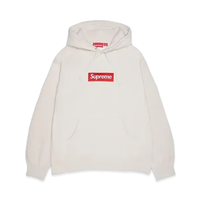 Supreme Box Logo Hooded Sweatshirt "Stone" (24FW)