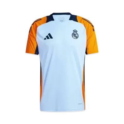adidas Real Madrid Tiro 24 Competition Training Jersey "Glow Blue/Crew Orange/Team Navy Blue 2" "Glow Blue/Crew Orange/Team Navy Blue 2"