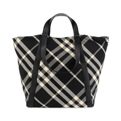 Burberry "Check" Tote Bag "Black"