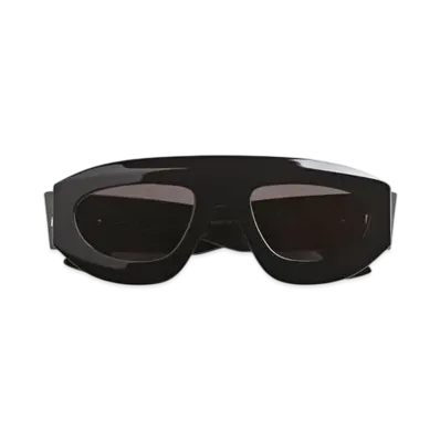 Bottega Veneta Ultrathin Shield Sunglasses "Black/Grey"