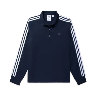 Noah x adidas LS Polo Shirt "Navy"