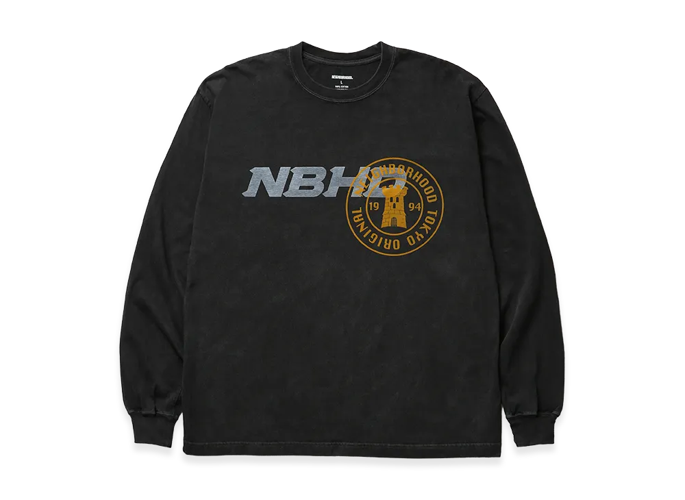 NEIGHBORHOOD NH . Tee LS-7 "Black"