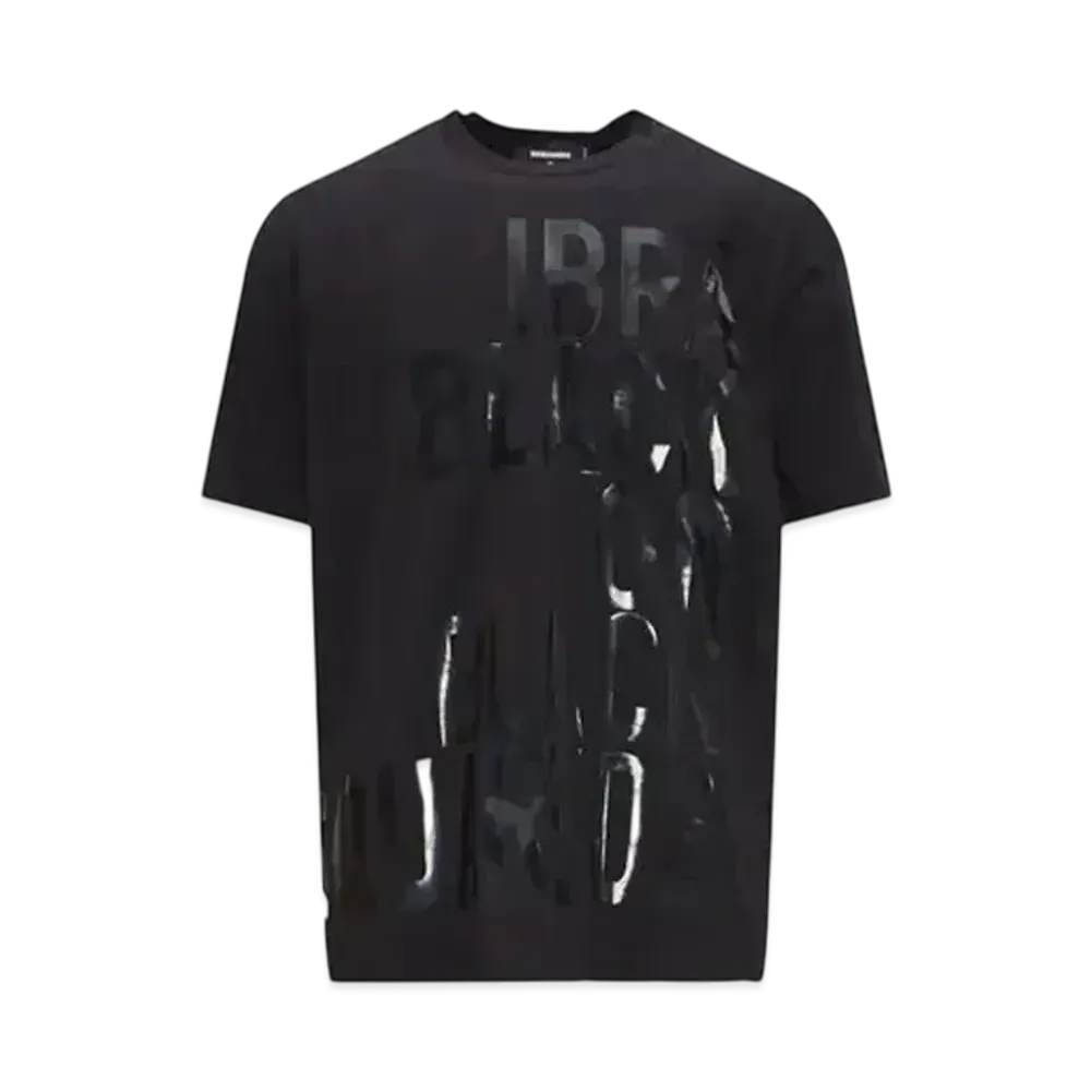 DSQUARED2 Ibra On T-Shirt Cotton "Black"