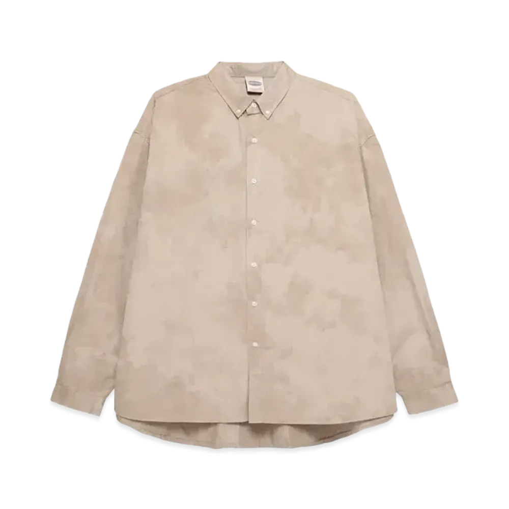Paragraph Logo Badge Dying Shirt "Beige"