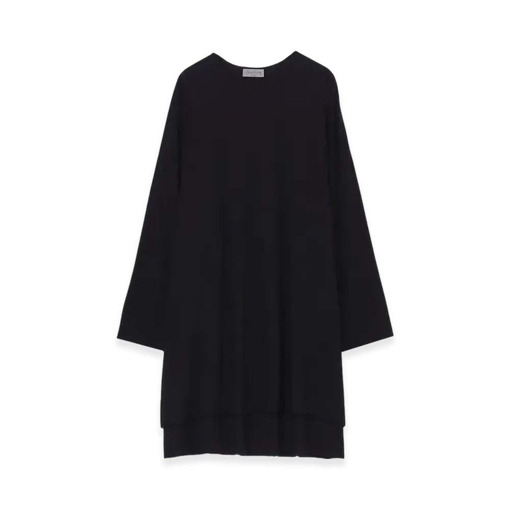 Yohji Yamamoto POUR HOMME Diorama Jersey Long Sleeve Big T "Black"