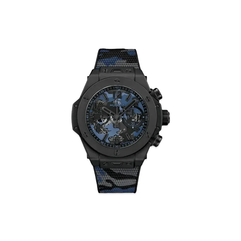HUBLOT Big Bang Unico All Black Blue Camo 44mm