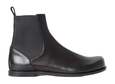 FENDI FF Squared Chelsea Boots in Nappa Leather "Black"
