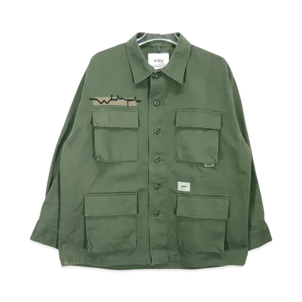 WTAPS Jungle 01/ LS / Cotton.Twill "Olive Drab"