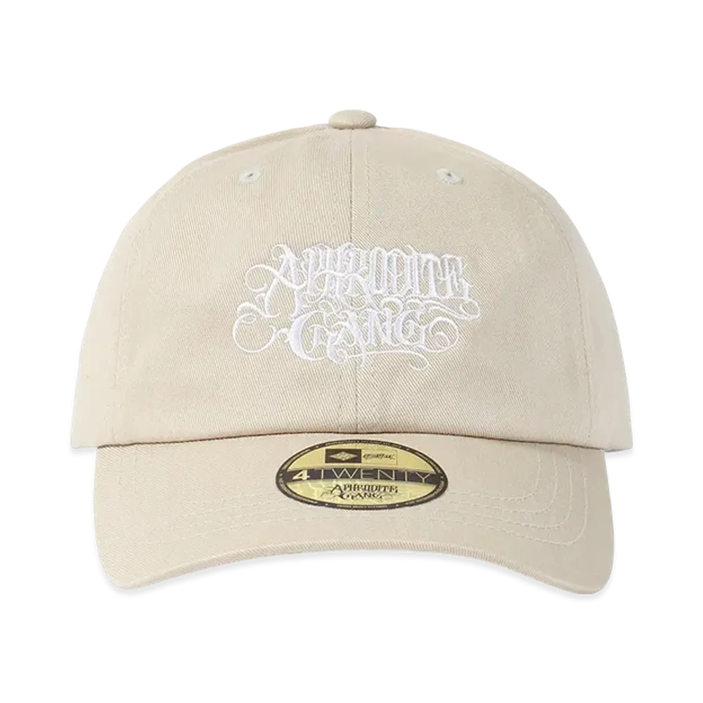 APHRODITEGANG Classic Logo Embroidery 6Panel Cap "Beige"