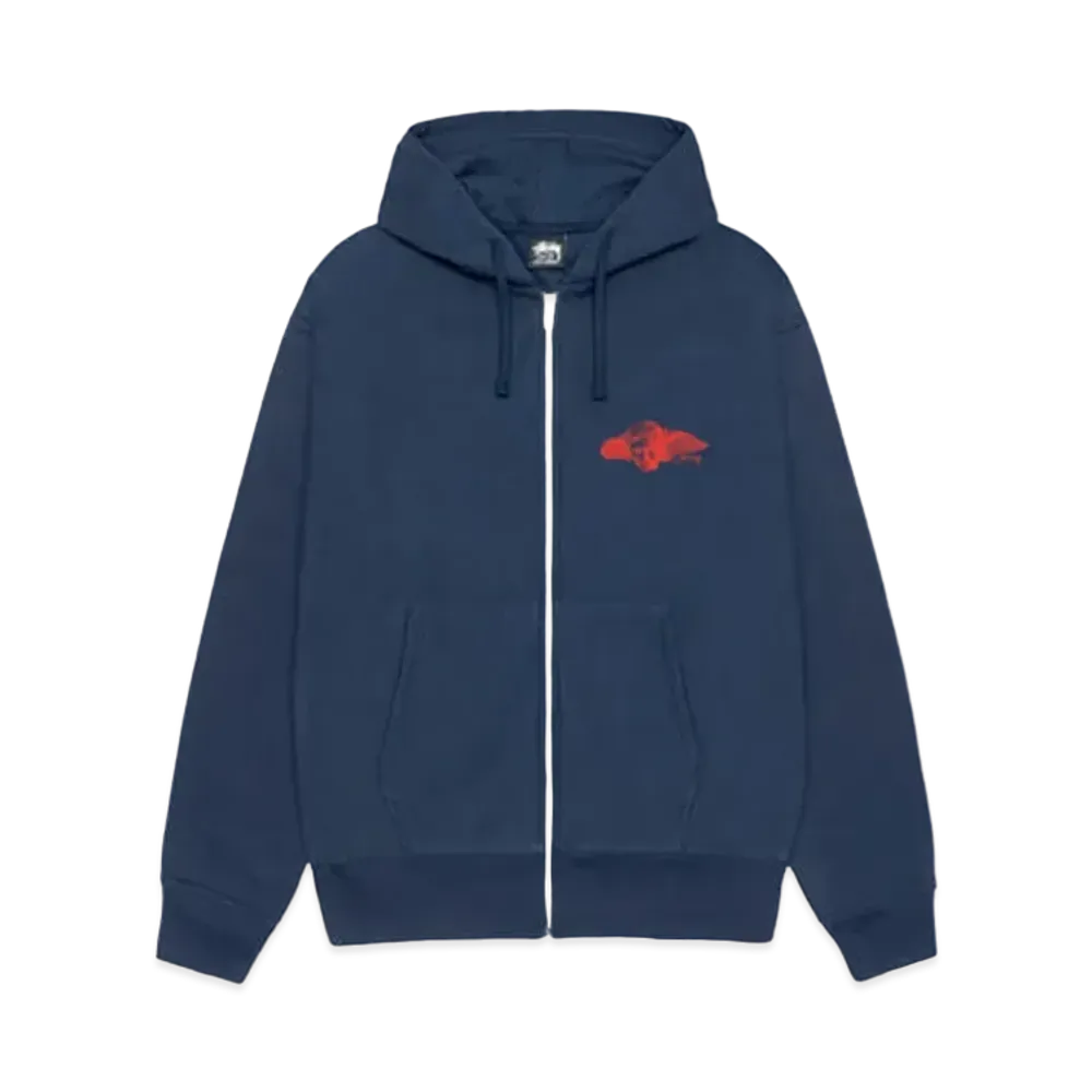 Stussy Hypnos Zip Hoodie "Navy"