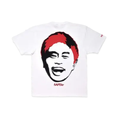 SAPEur x MASATOSHI HAMADA Stamp Logo S/S Tee "White/Red"